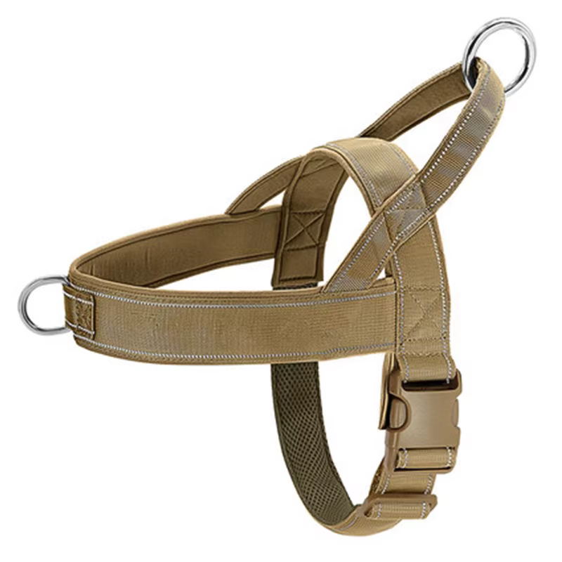 Harnais Tactique Anti-Traction Chien - Nylon 1000D Réglable
