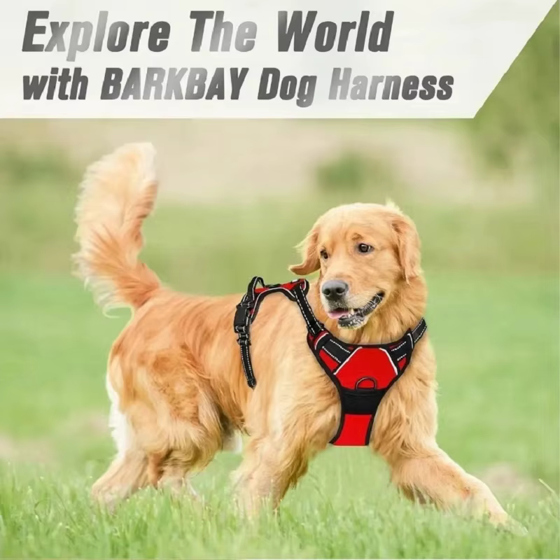 Harnais pour chien réglable et confortable – Sécurité, maintien et visibilité
