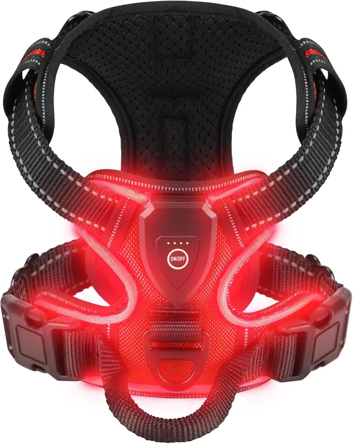 Harnais LED pour chien – Sécurité et visibilité lors des promenades