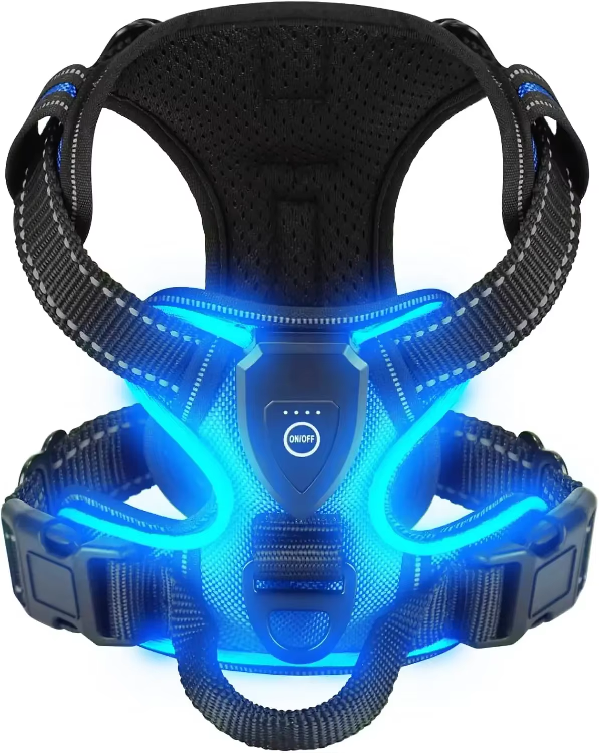 Harnais LED pour chien – Sécurité et visibilité lors des promenades
