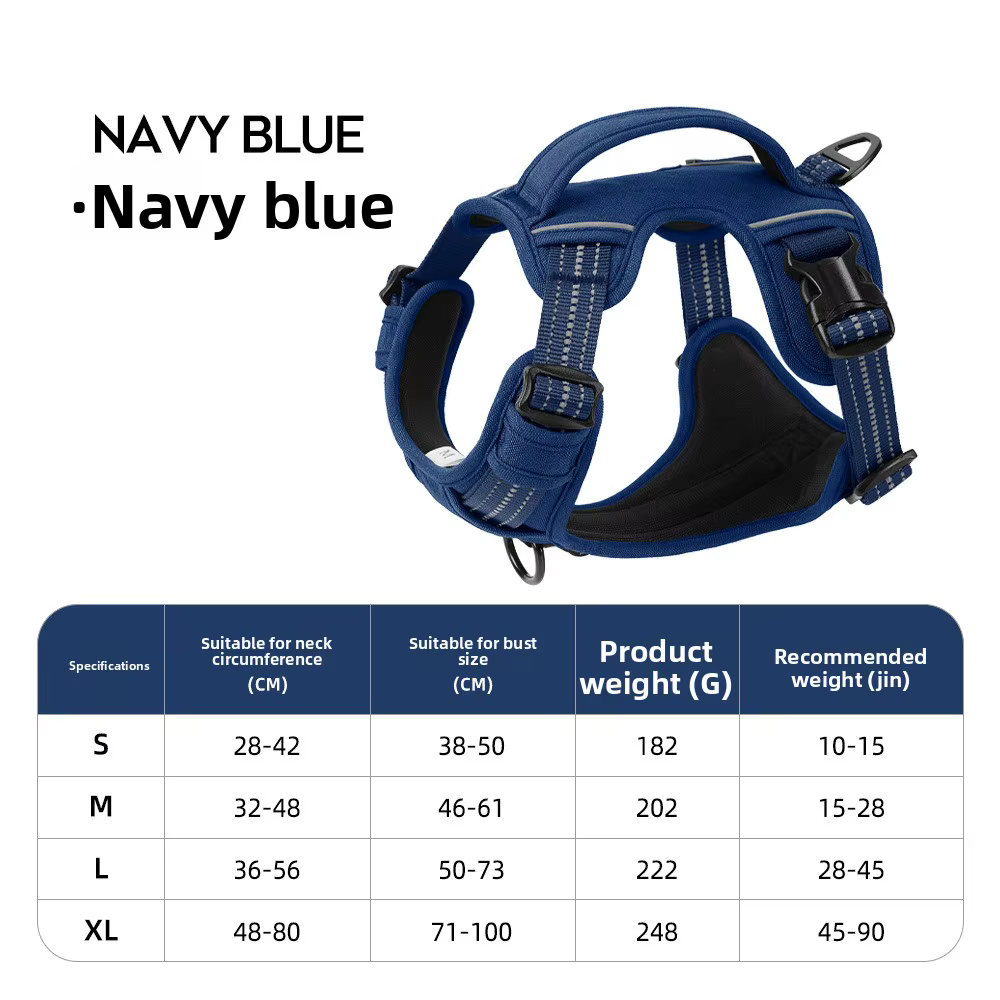 Harnais Anti-Traction Chien & Laisse Assortie