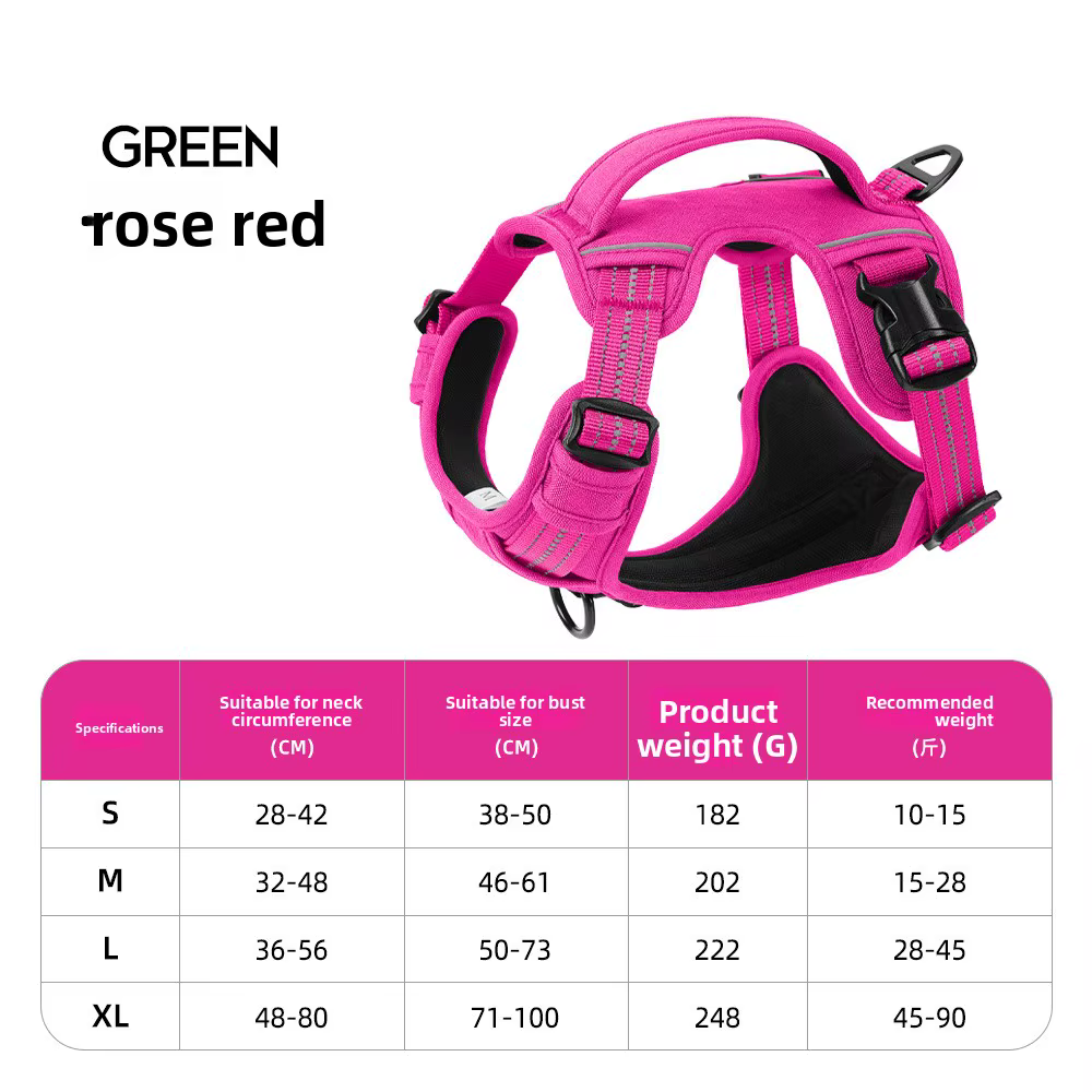 Harnais Anti-Traction Chien & Laisse Assortie