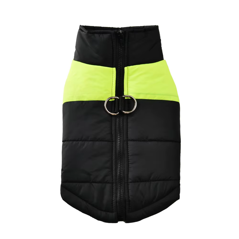 Manteau pour chien chaud et protecteur – Veste d’hiver avec bandes colorées
