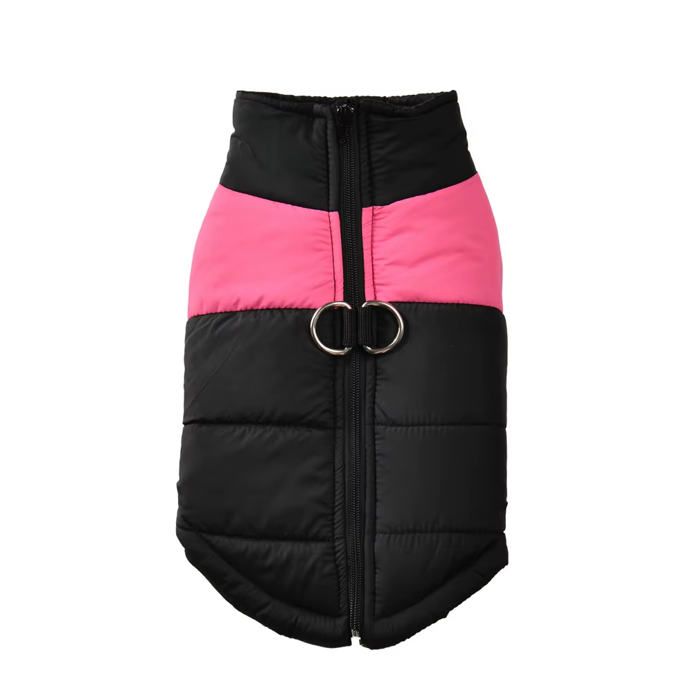 Manteau pour chien chaud et protecteur – Veste d’hiver avec bandes colorées