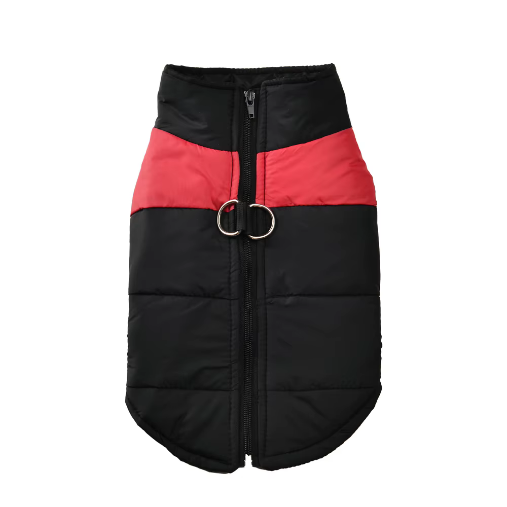 Manteau pour chien chaud et protecteur – Veste d’hiver avec bandes colorées