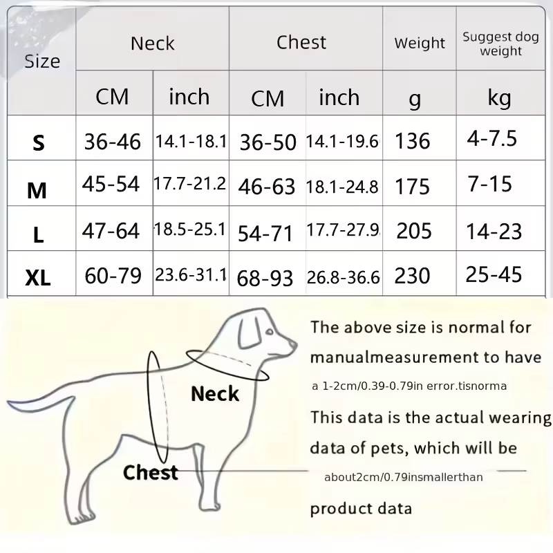 Harnais Sac à Dos pour Chien Ergonomique & Réfléchissant
