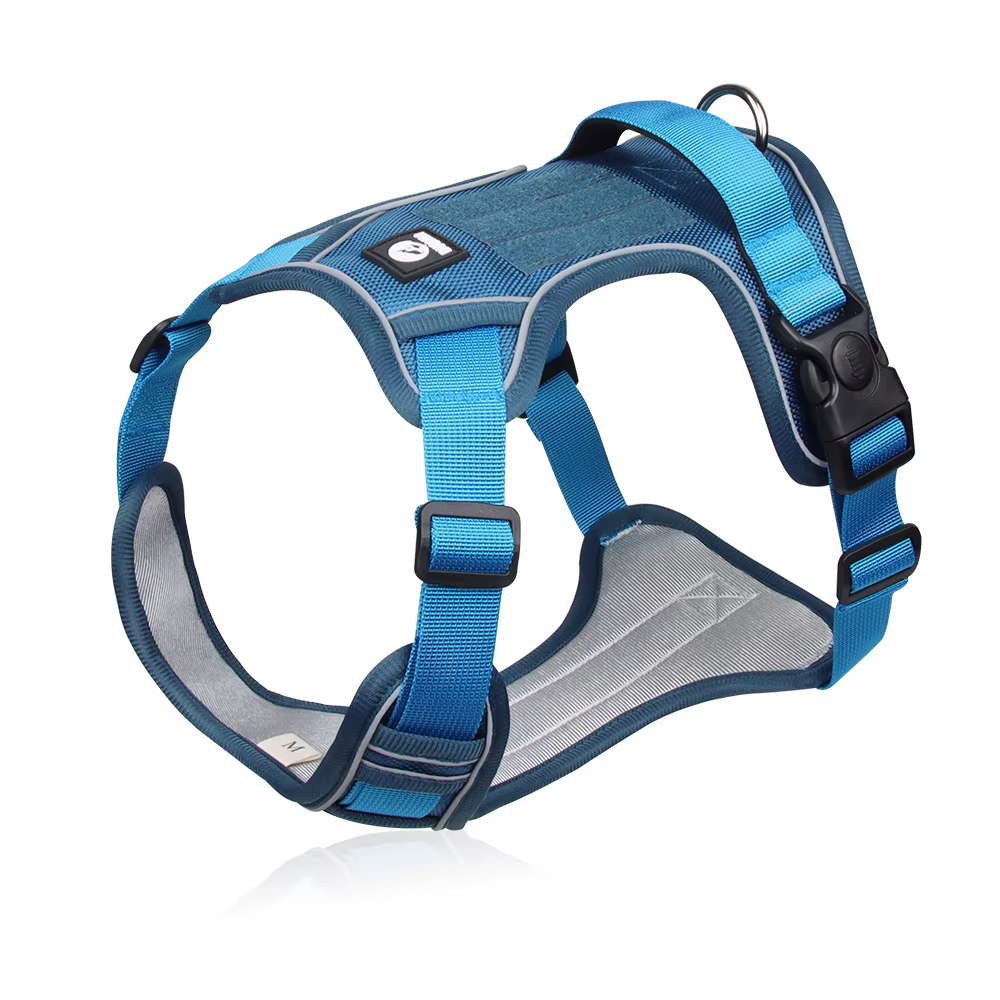 Harnais Tactique Anti-Traction Chien — Réfléchissant & Impermeable