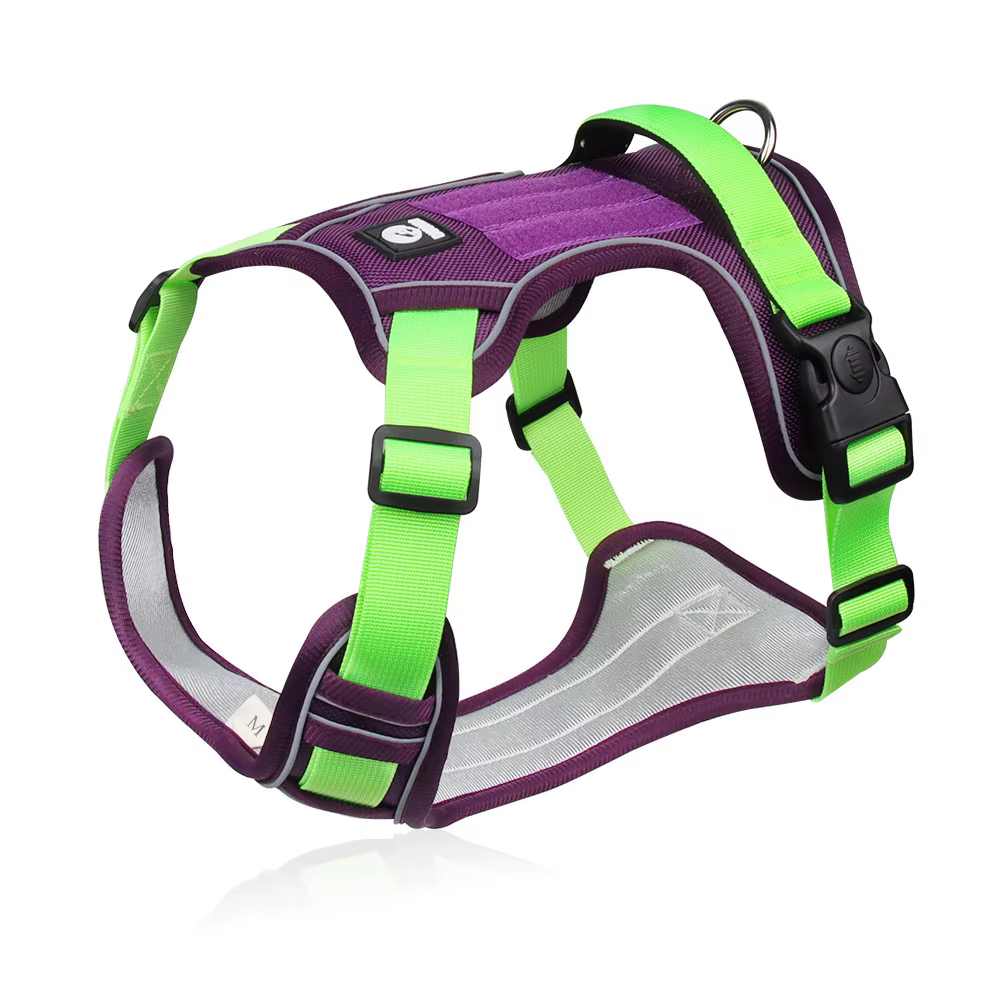 Harnais Tactique Anti-Traction Chien — Réfléchissant & Impermeable