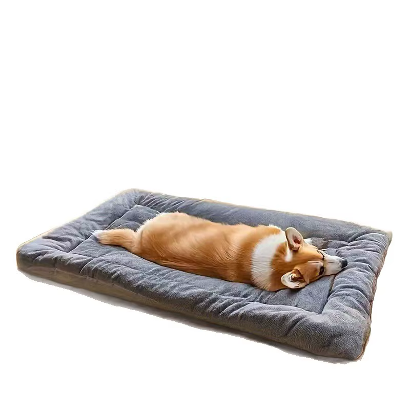 TAPIS POUR CHIENTapis Moelleux & Apaisant pour Chien — Matelas Polaire Ultra-Chaud et Lavable