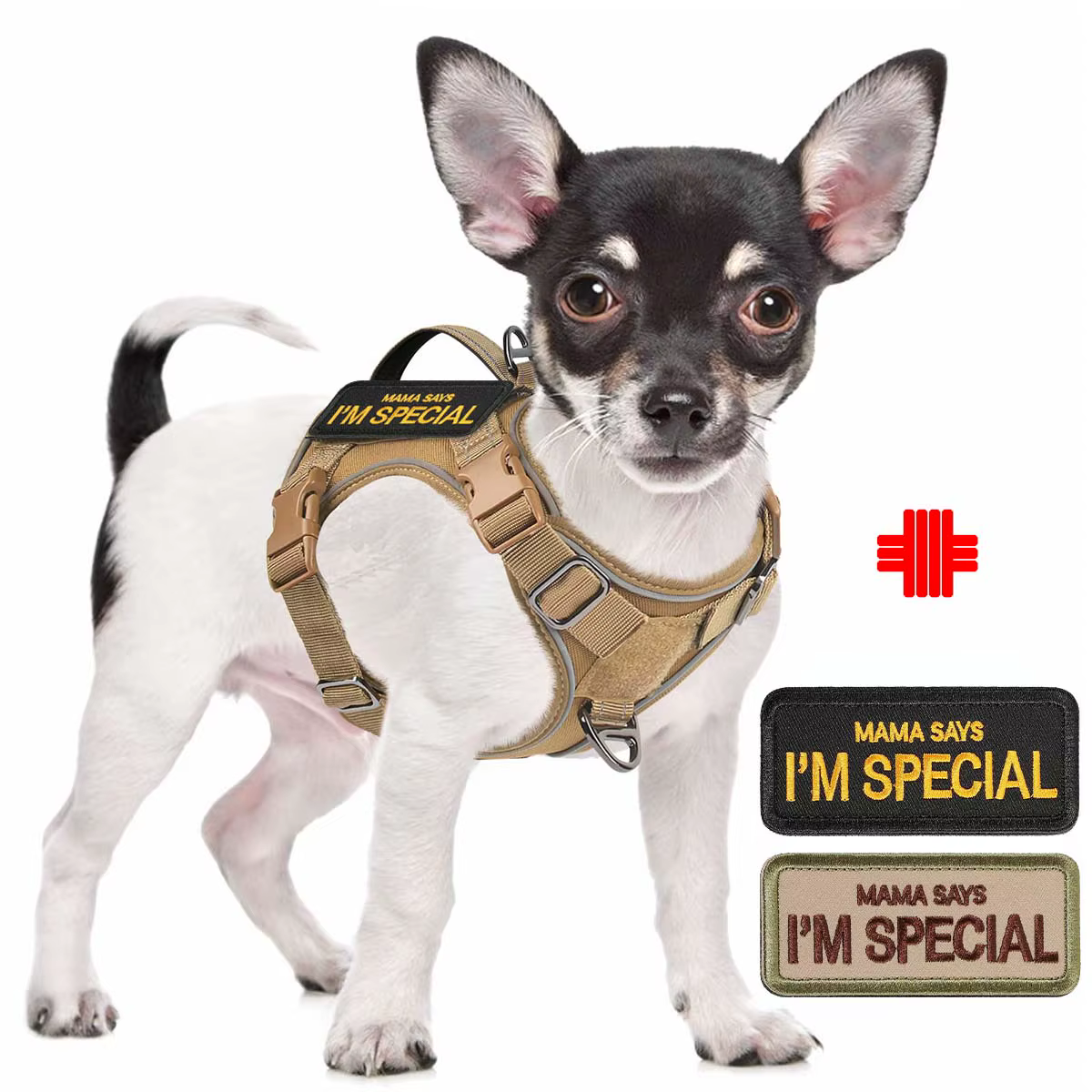 Harnais Tactique pour Chien Résistant et Confortable