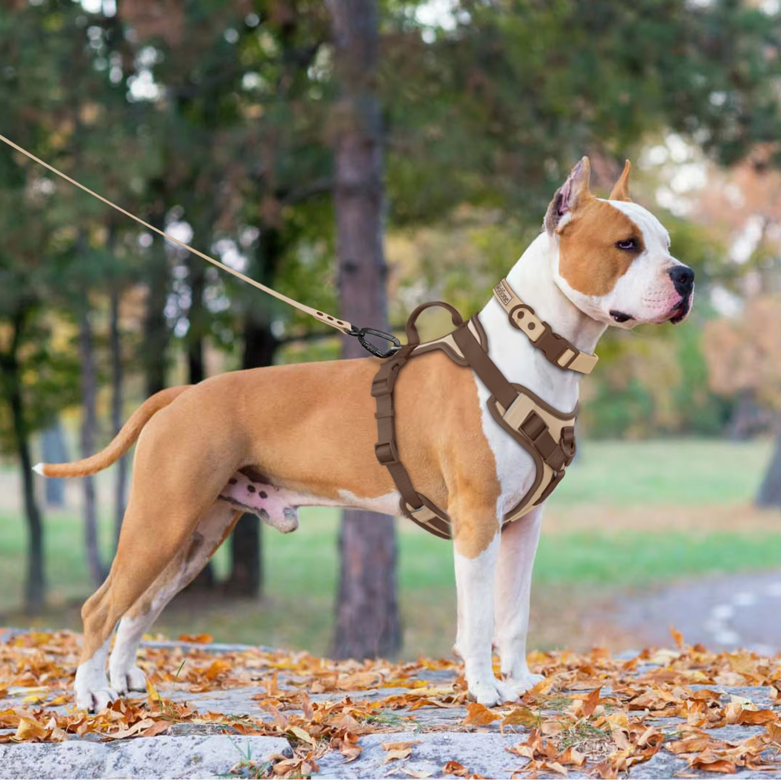 Harnais Anti-Traction pour Chien — Ergonomique & Réfléchissant