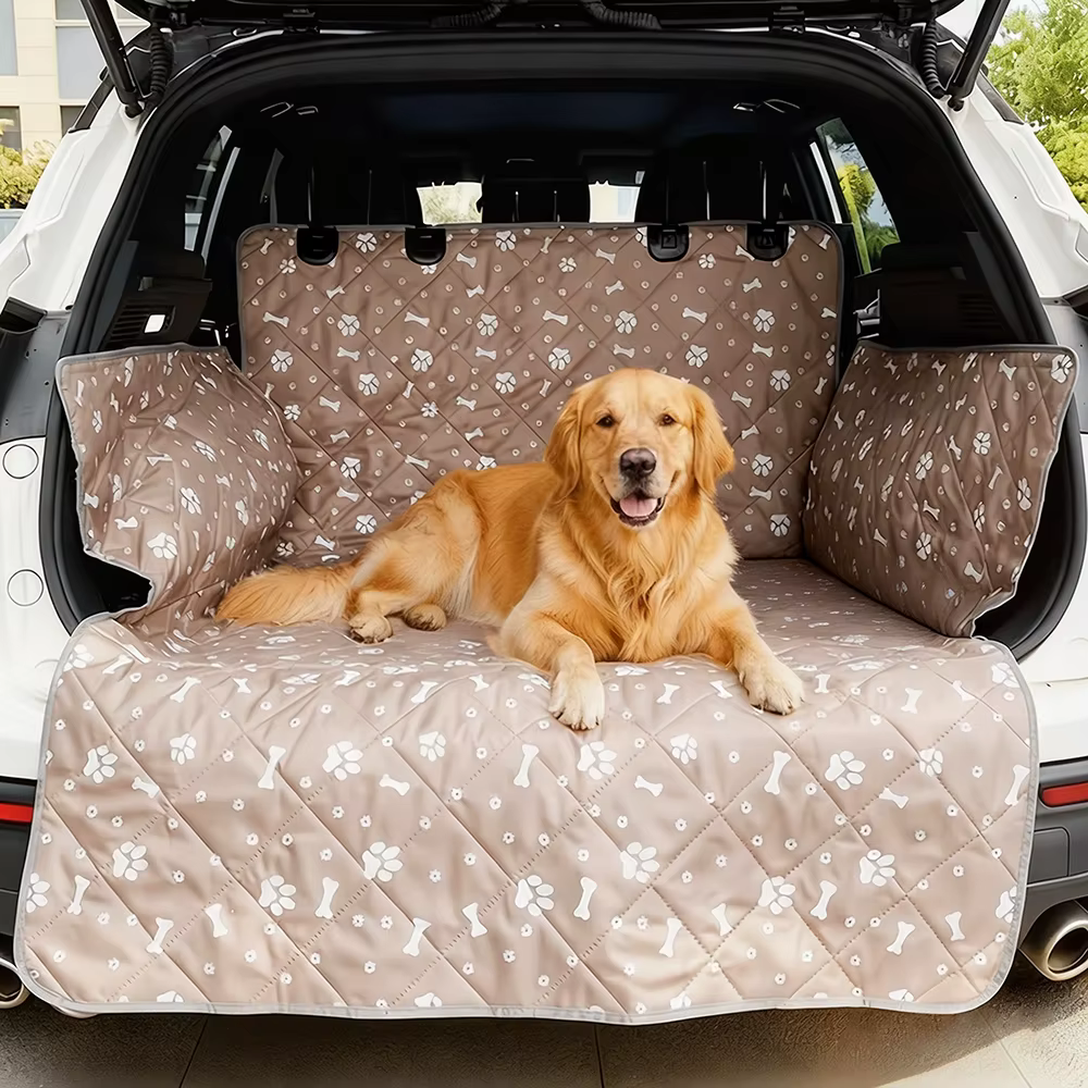 Housse de protection de siège arrière de voiture pliable
