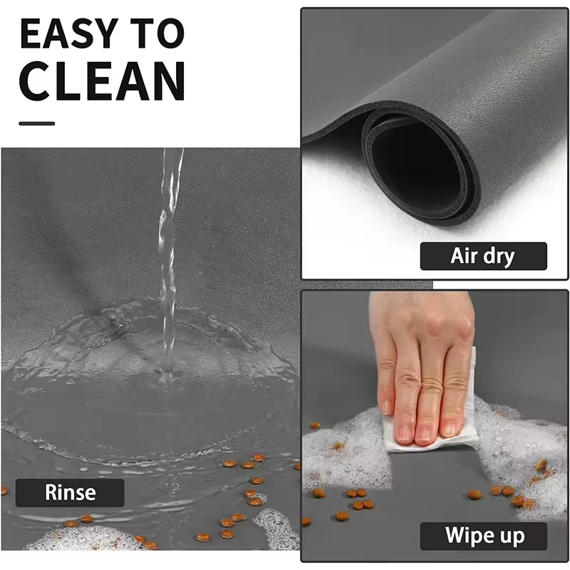 Tapis de Gamelle Absorbant et Antidérapant