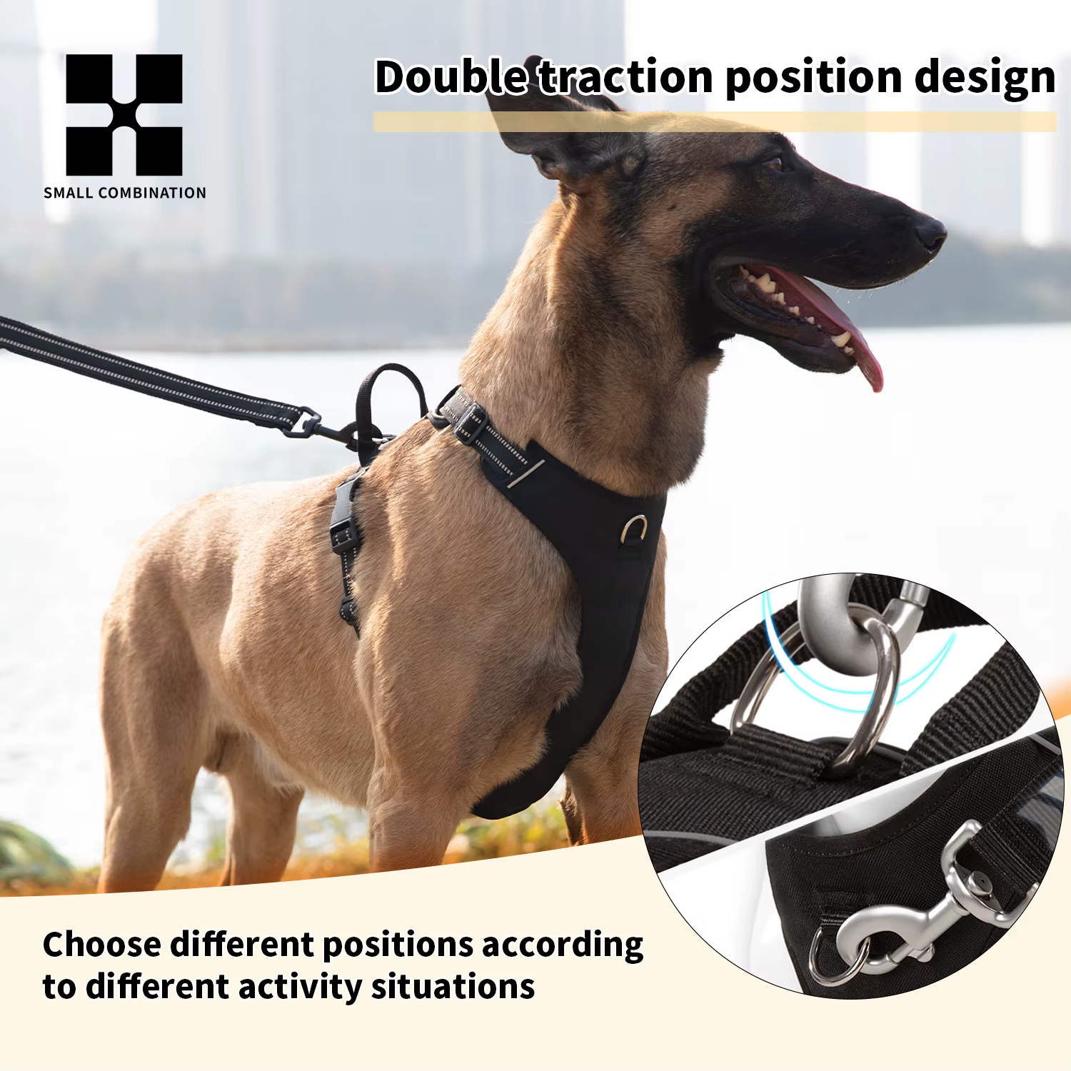 Harnais Réglable pour Chien – Confortable, Robuste et Sécurisé