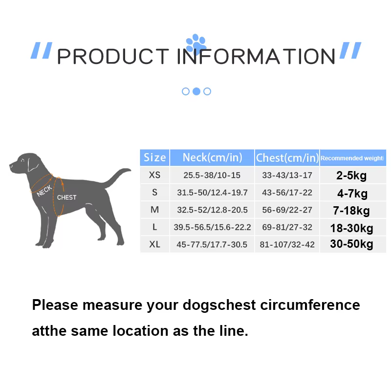 Harnais Réglable pour Chien – Confortable, Robuste et Sécurisé