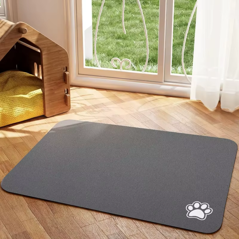 Tapis de Gamelle Absorbant et Antidérapant