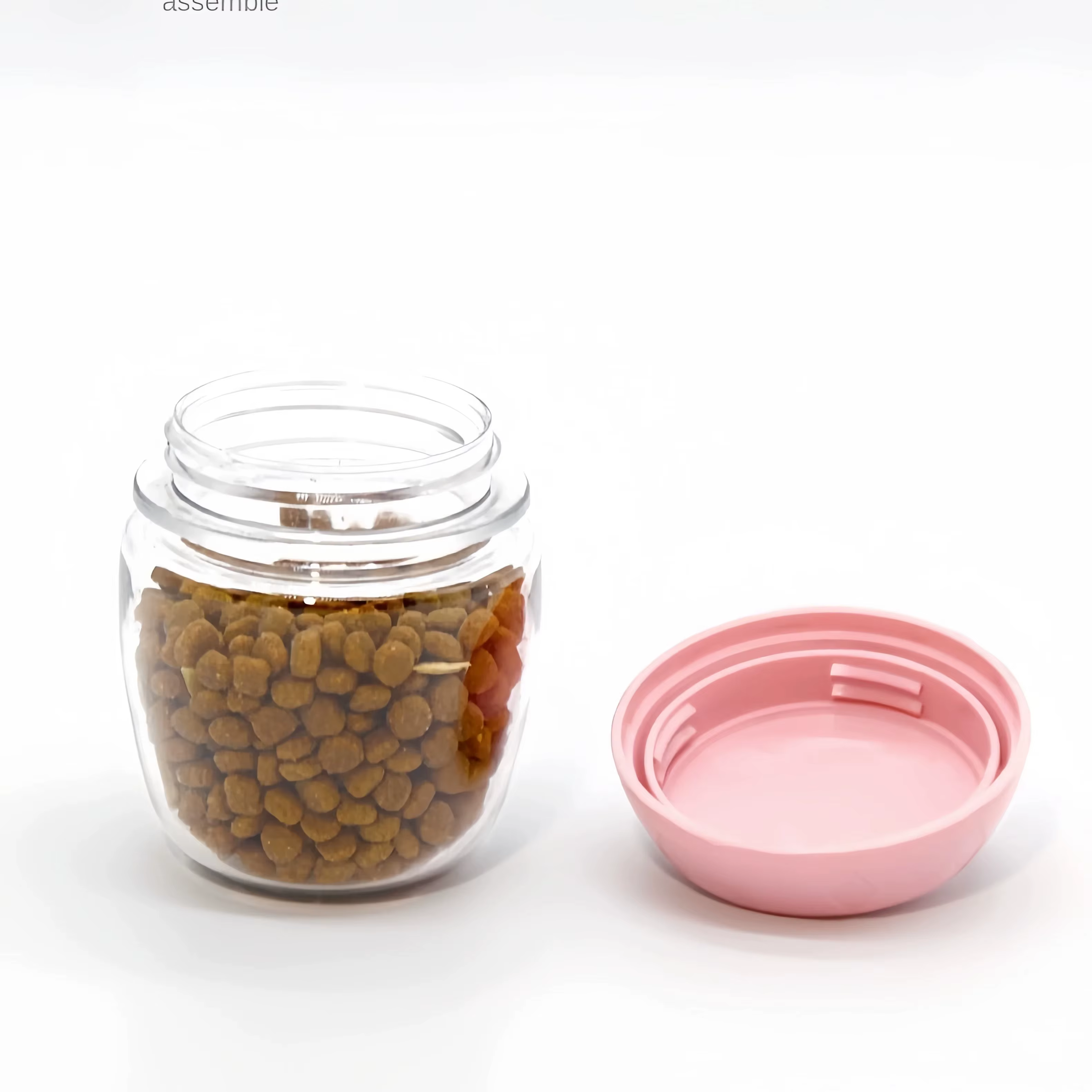 Gourde 2-en-1 Portative pour Chien — Eau & Croquettes
