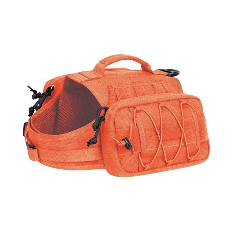 Harnais gilet tactique pour chien avec poches latérales