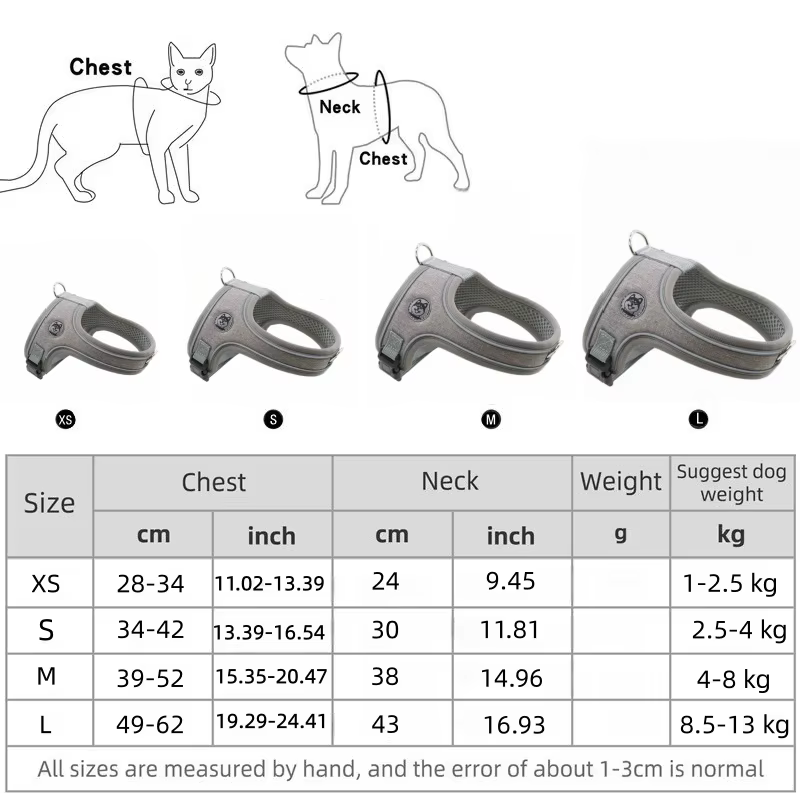 Harnais pour Chien Confortable et Respirant 